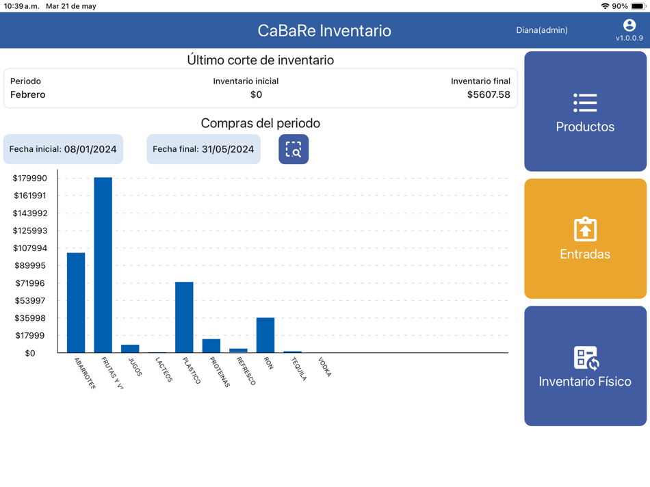 #3. CaBaRe Inventario (iOS) بواسطة: Di Sistemas