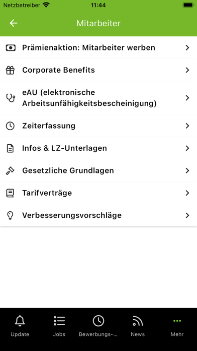 LZ go! Dein Update. Screenshot