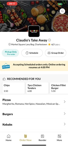 Claudio's Take Away Screenshot 2 of 4