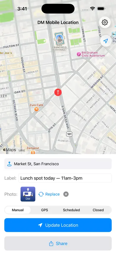 DM Mobile Location screenshot 1