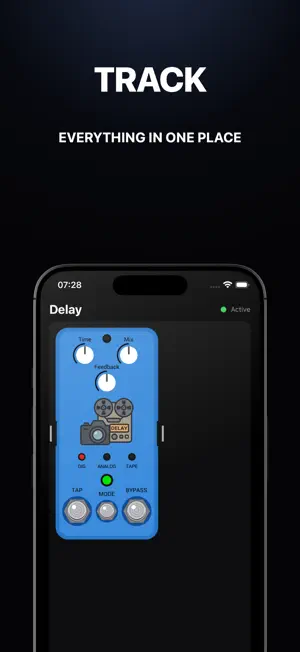 Delay Pedal: AUv3 Plugin screenshot 1