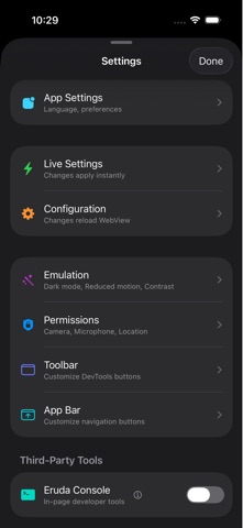 Walnut: Webview Debug & Test screenshot