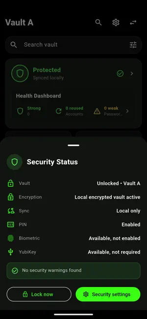 Krypt: Password & Secure Vault screenshot 4