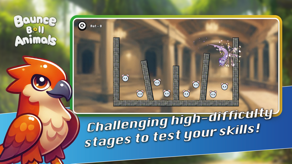 #3. Bounce Ball Animals (iOS) By: fujita ryo