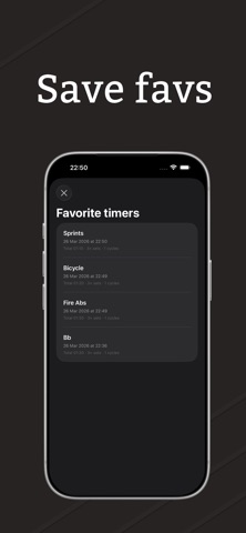 Tabata Timer: Simple HIIT screenshot