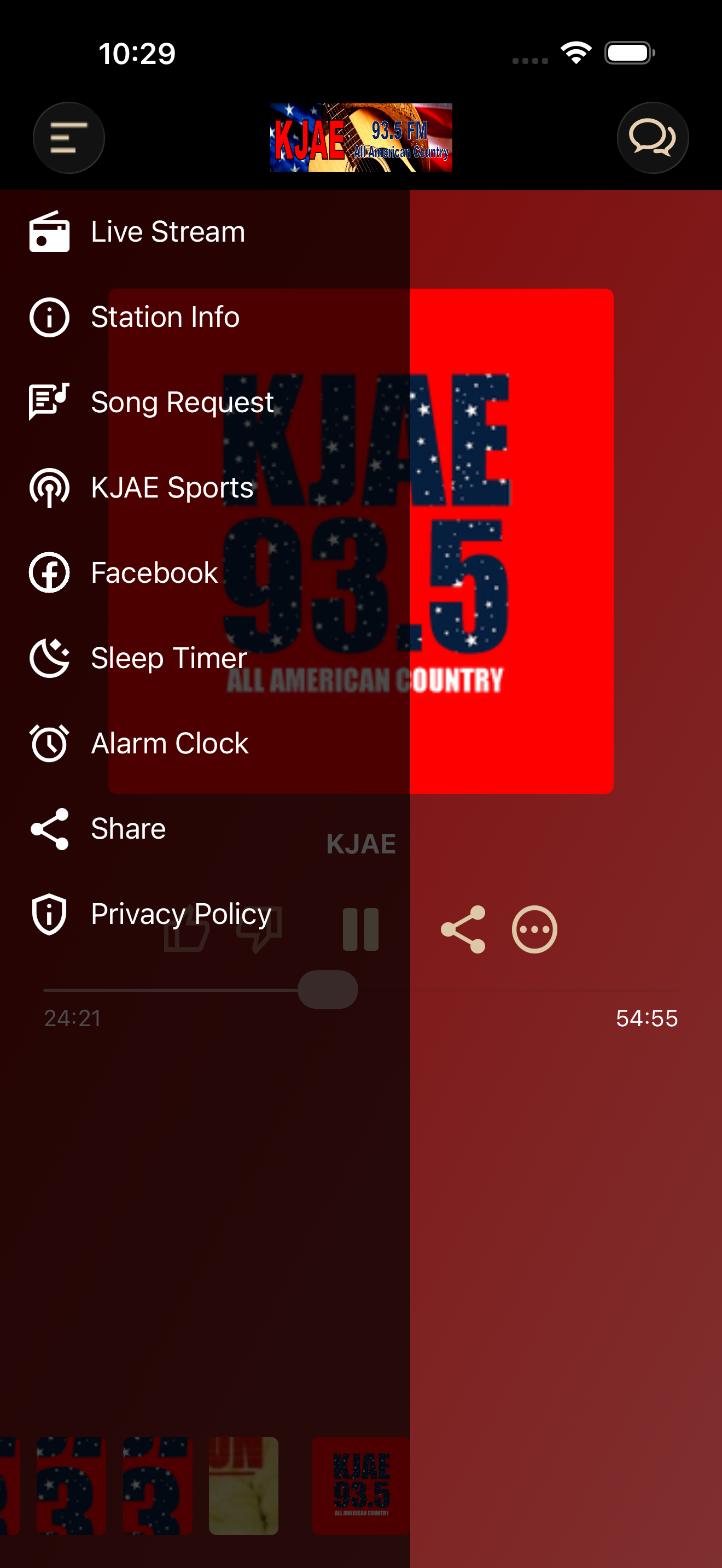KJAE 93.5 ALL AMERICAN COUNTRY screenshot 3