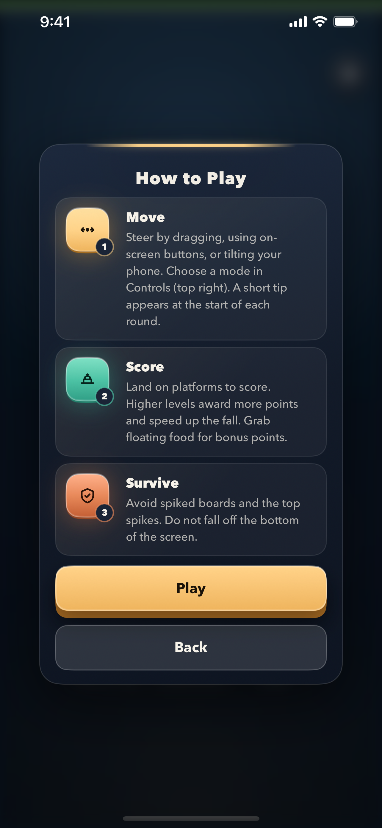 Falling Man - Dodge & Drop screenshot 3