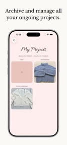 Knitted - Knitting Diary App screenshot