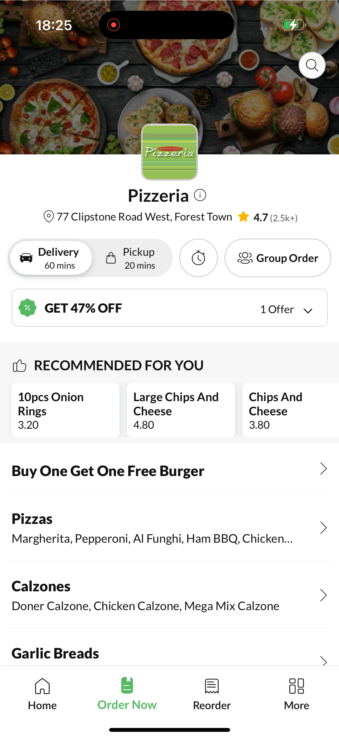 Pizzeria - Mansfield screenshot 2