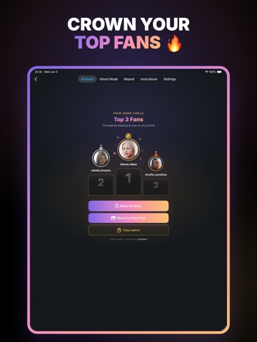InStalker Visitors Tracker IG iPad screenshot