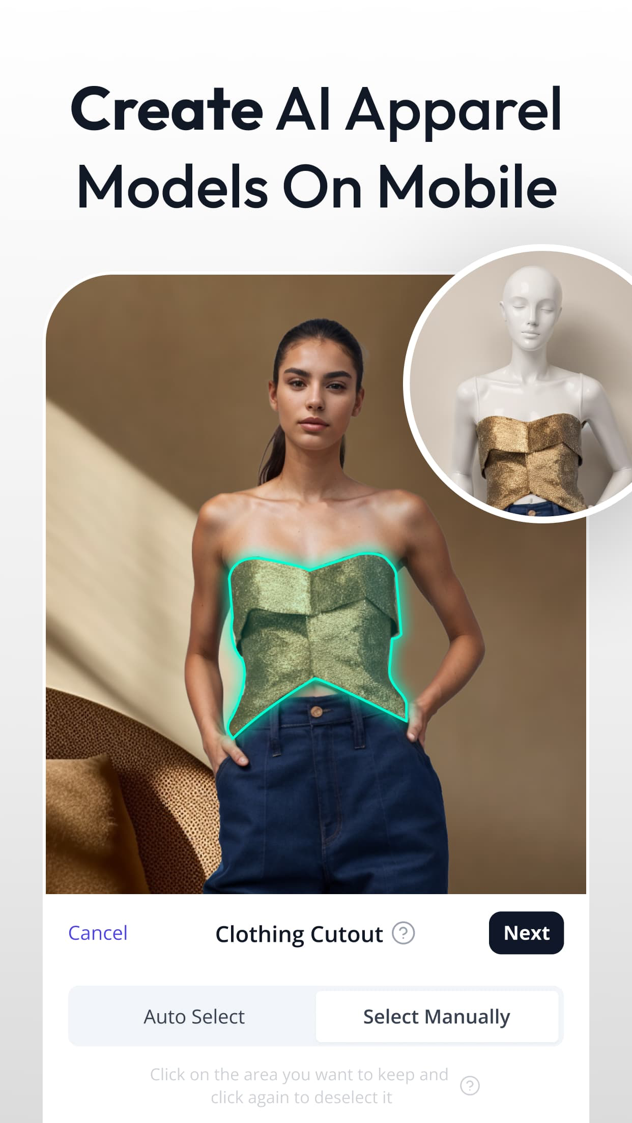 Vmake AI Fashion Model Studio