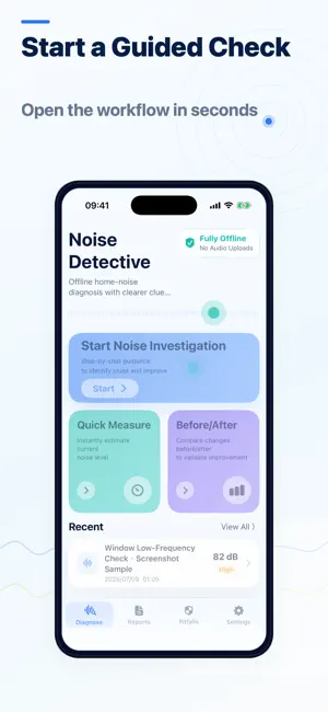 Noise Detective Pro Home screenshot 2
