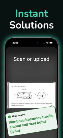 Biology AI: Scan Homework iPhone screenshot