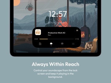 CafeLofi: Focus & Calm iPad screenshot