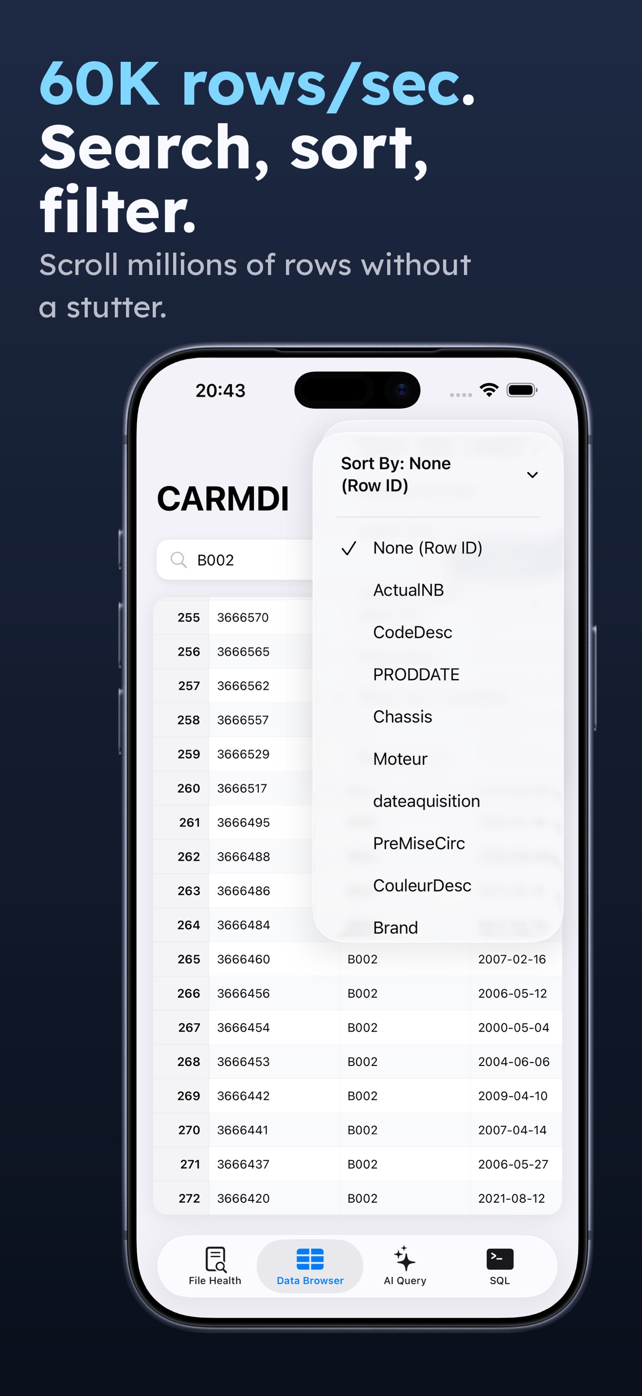 Screenshot 2 of Access Database Viewer: MDB