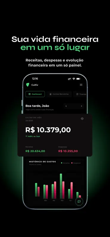 Cultiv - Finanças Pessoais screenshot 1 of 3