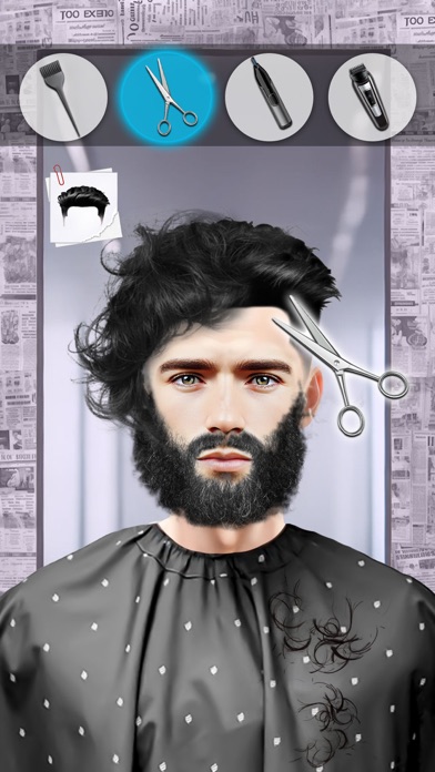 Barbershop Hair Cut Sim Game Screenshot