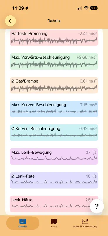 HB-FahrstilAnalyse screenshot 3 of 9