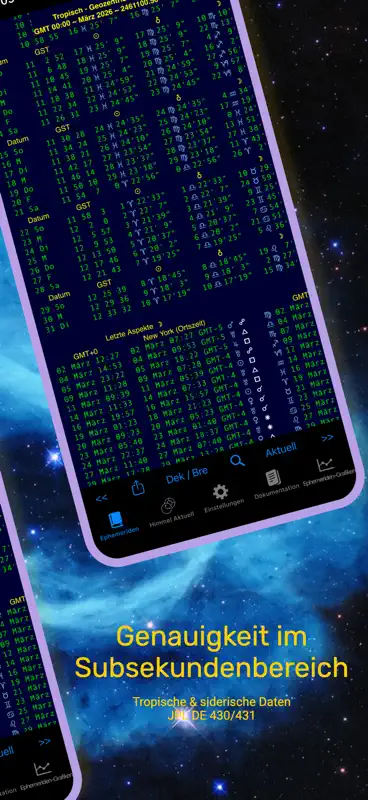 iPhemeris Ephemeriden screenshot 2 of 7