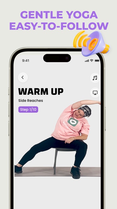 Chair Yoga for Seniors at Home Screenshot