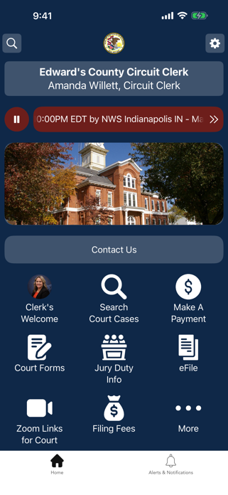 Edwards County Circuit Clerk Screenshot 1 of 3