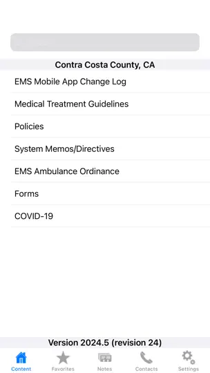Contra Costa County EMS iPhone Screenshot 2