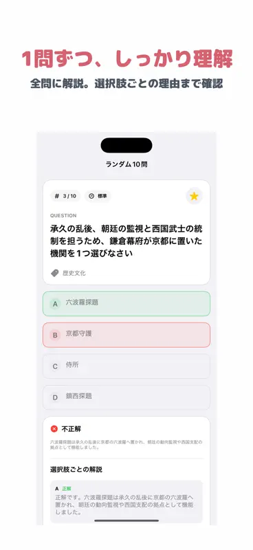京都・観光文化検定試験 2級 | 2026年対策問題 screenshot 2 of 5