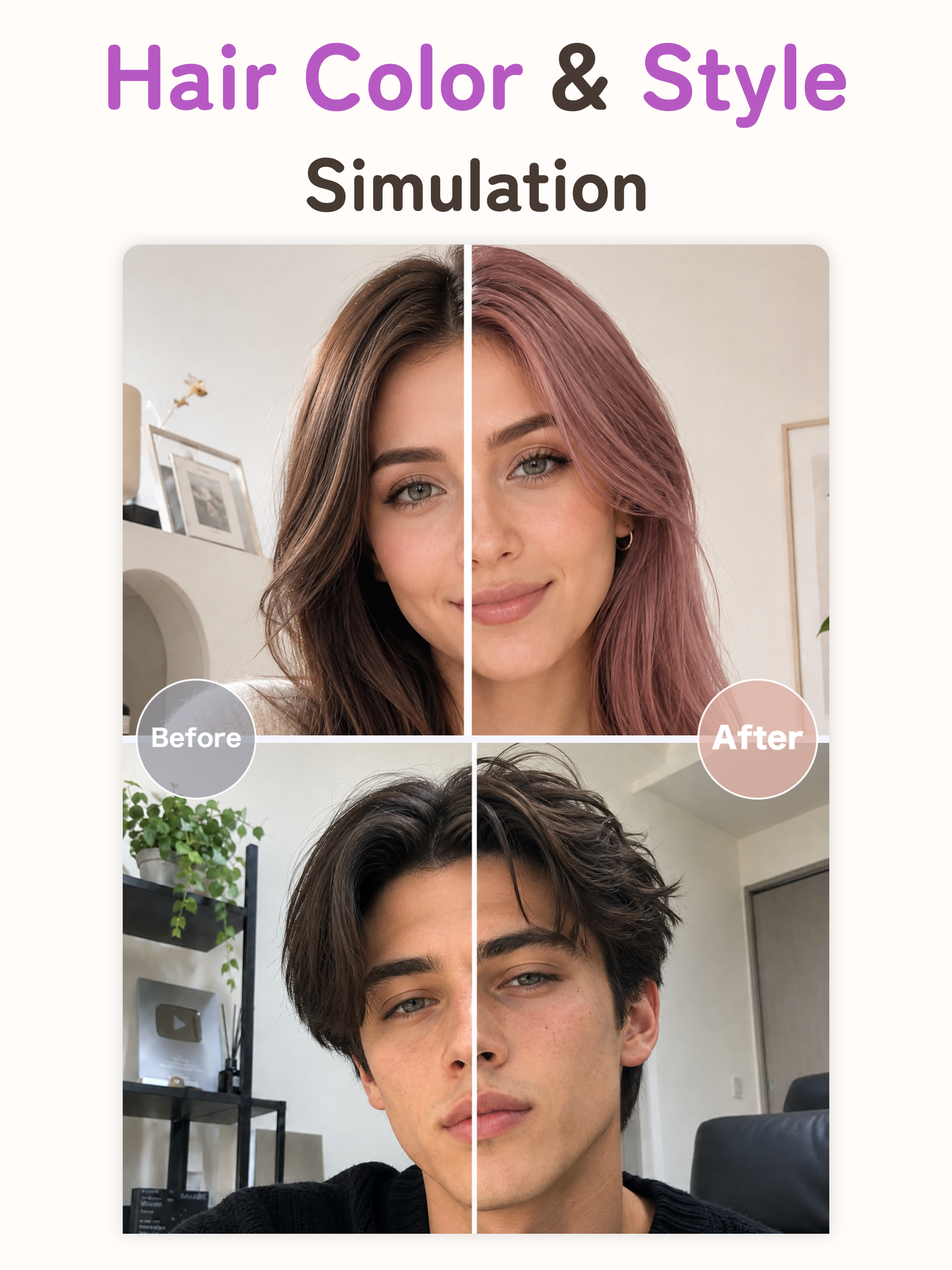 Hair Color & Hairstyle AI App screenshot 4