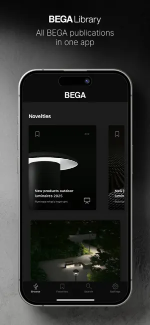 BEGA Library screenshot 1