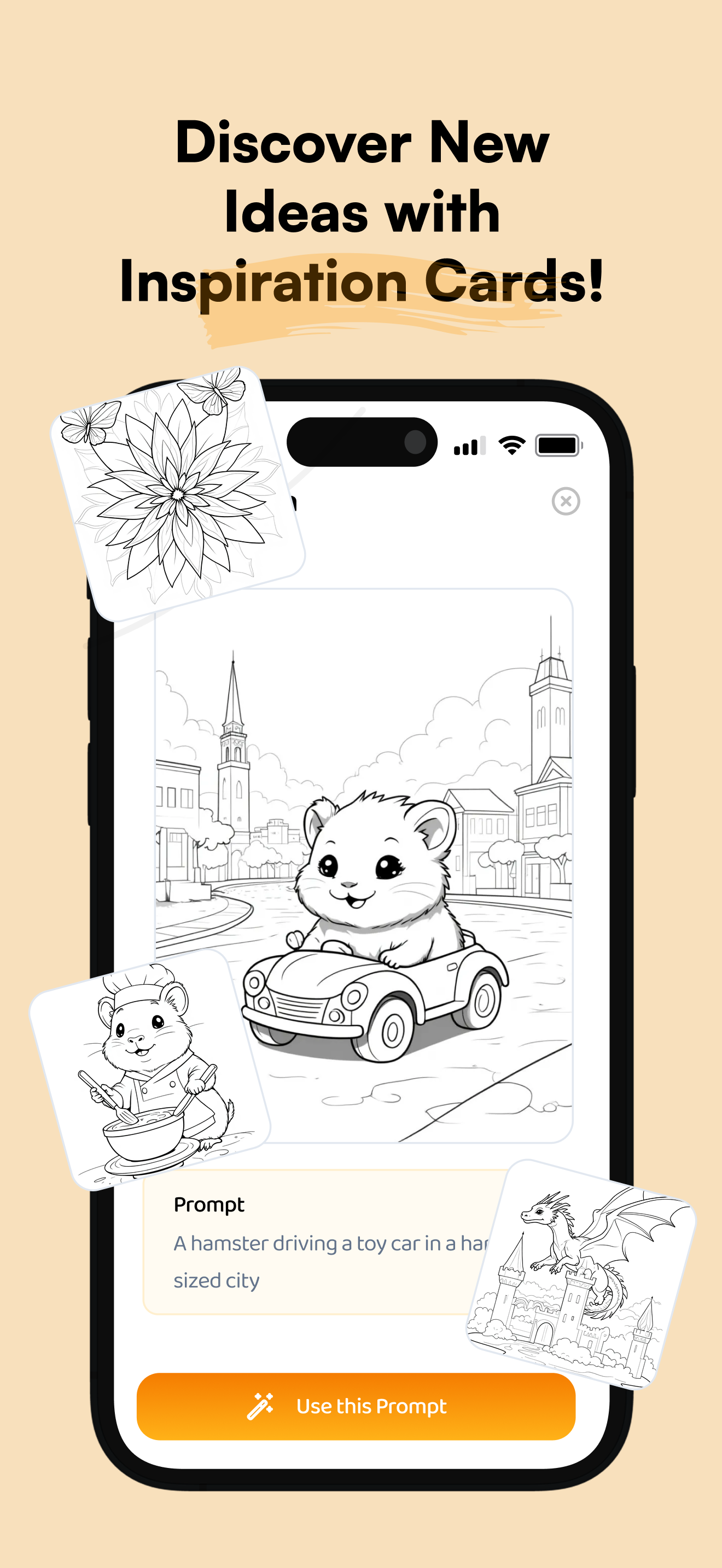 AI Coloring Book Maker : Kiki