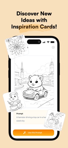AI Coloring Book Maker : Kiki screenshot