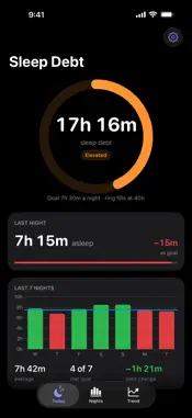 Sleep Debt Clock screenshot 1