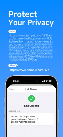 Link Cleaner - URL Sanitizer Screenshot 2 of 5