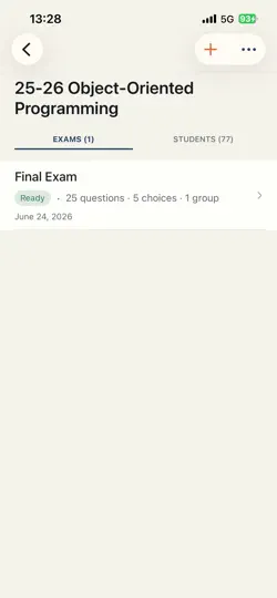 Captura de pantalla de Scorvia: Exam Sheet Scanner en iPhone 3
