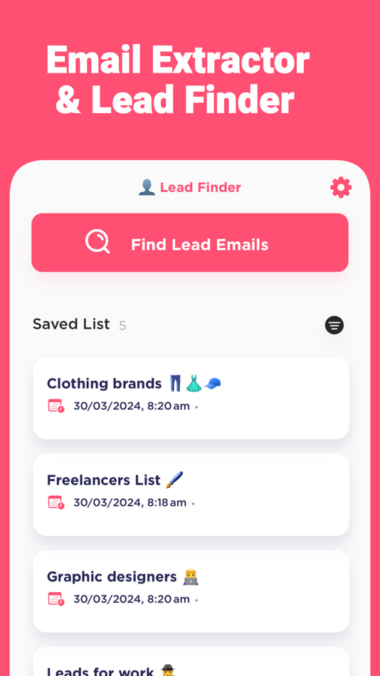 #1. Email Finder - Data Extractor (iOS) 由: Toba Ibrahim