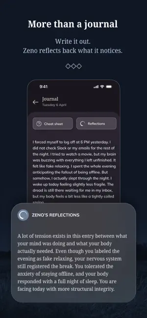 Zeno Self: AI Journal & Mood screenshot 3