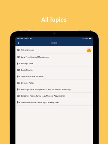 CMA Part2 Exam Preparation iPad screenshot