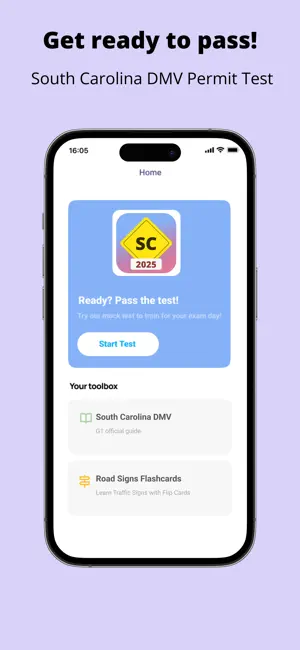 SC DMV Permit Test + screenshot 1