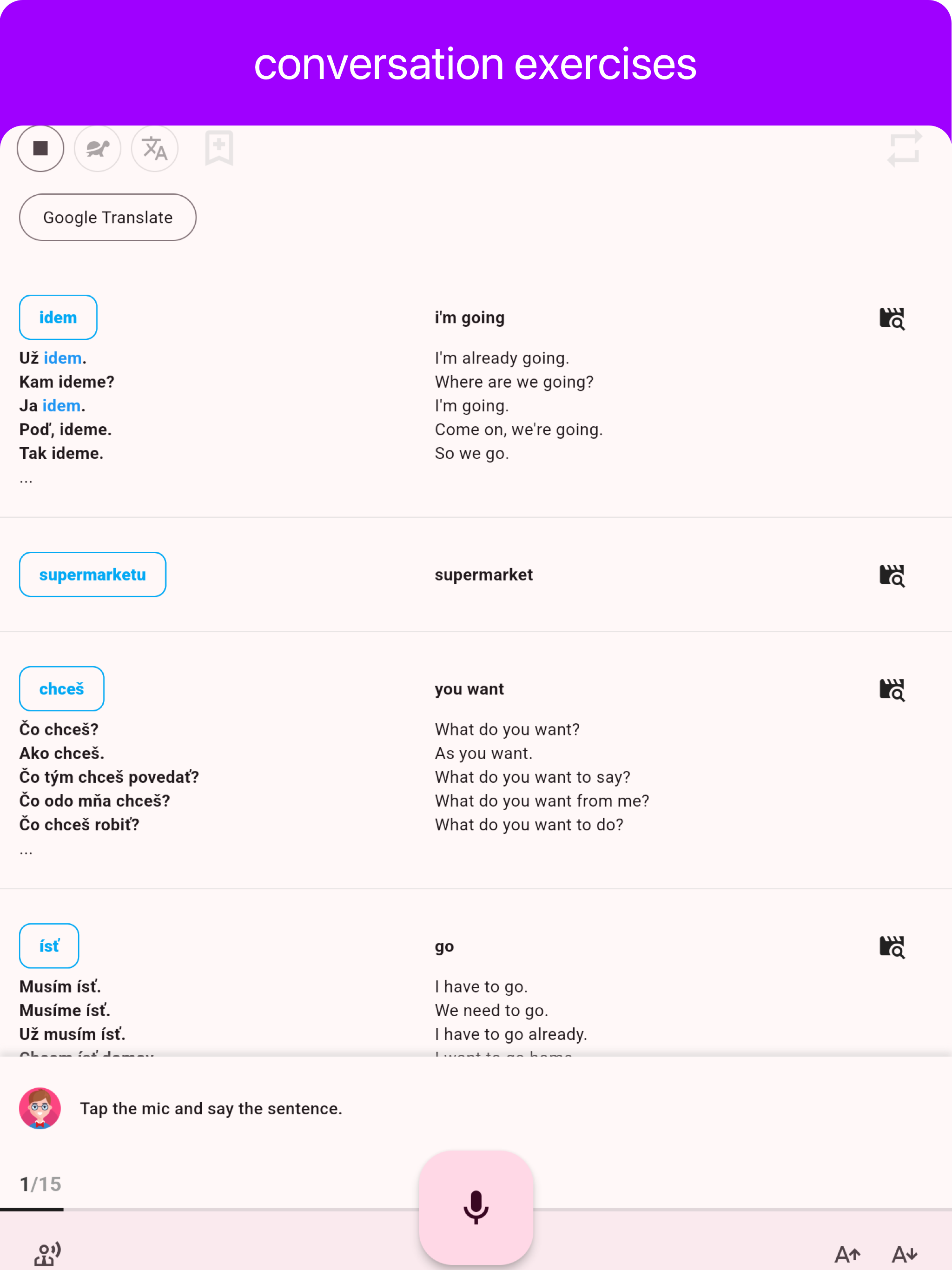 Slovak - Listening Speaking screenshot 12