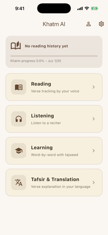 Khatm AI iPhone screenshot