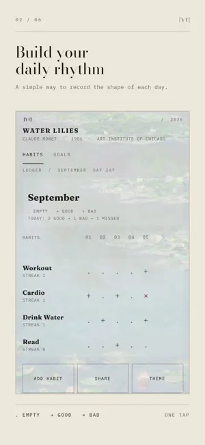 Yearly Tracker screenshot 2