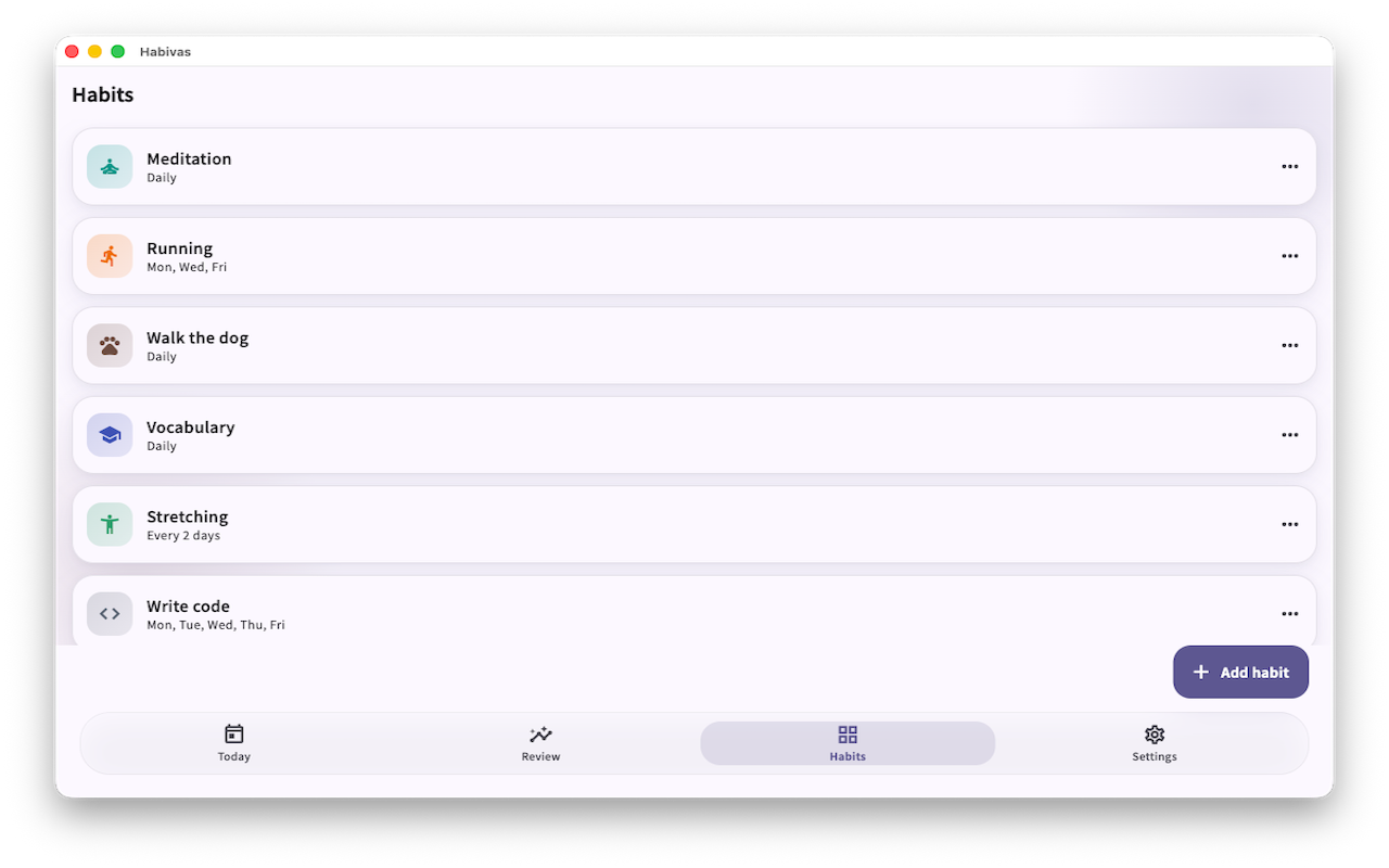 Habivas screenshot 11