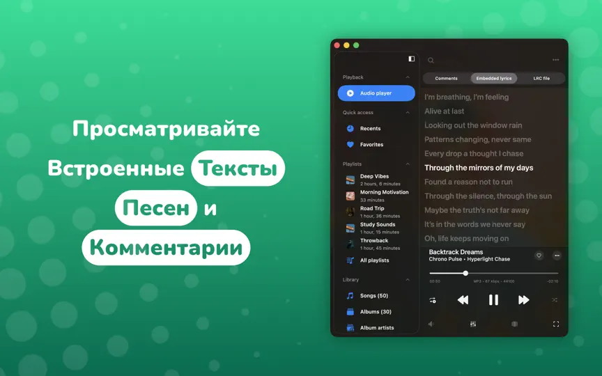 Скриншот Evermusic на iPhone 3