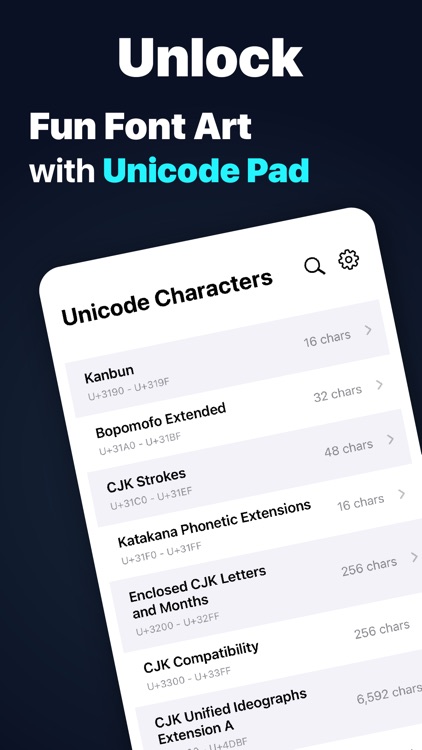 All Symbol Keyboard Fonts Art screenshot-5