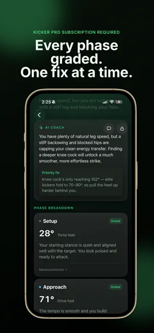Kicker AI: Kicking Coach screenshot 2