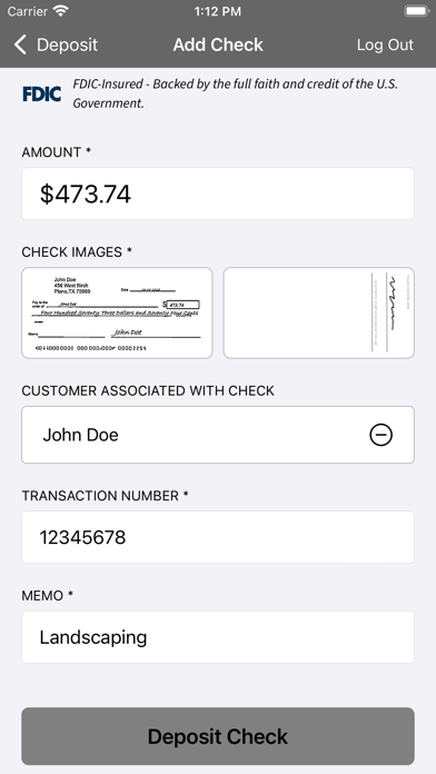 App screenshot