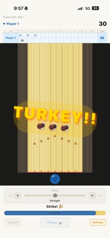 Bowling Strike：Family Game iPhone screenshot