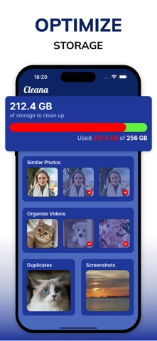 Cleana: Phone Storage Cleaner iPhone screenshot