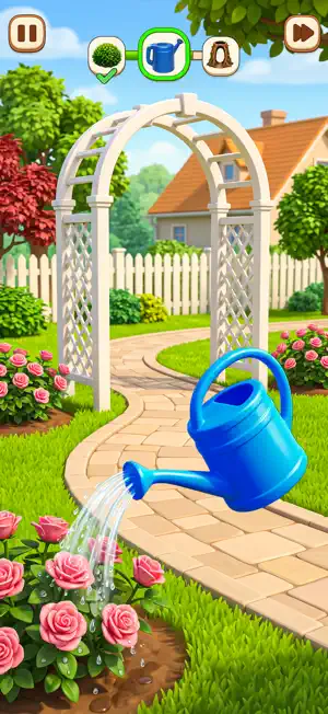 SatisYard: Lawn Cleaning ASMR screenshot 2
