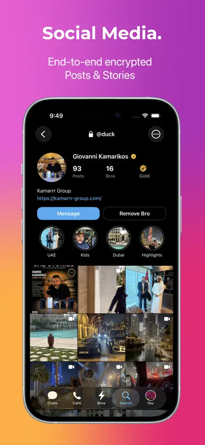 Brrro - Secure Messenger ekran görüntüsü 3 / 6